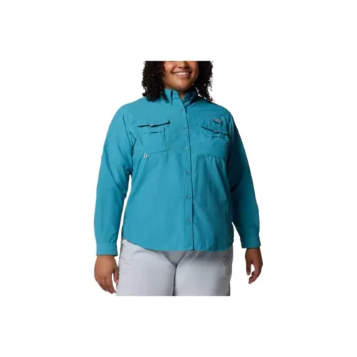 Columbia PFG Bahama Shirt Women's Canyon Blue