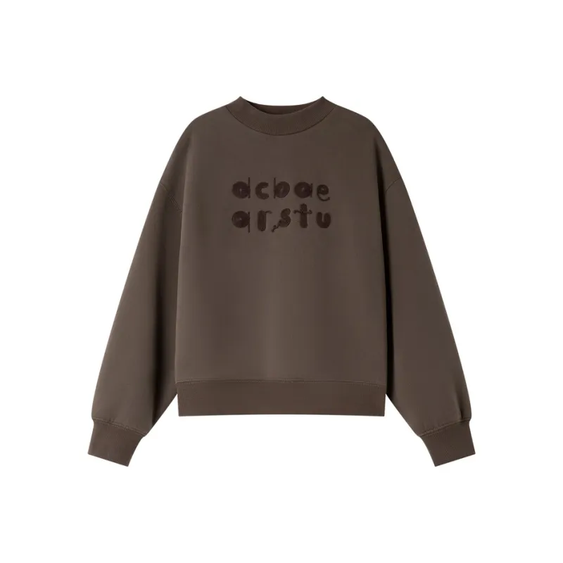 VIMLY Sweatshirt Women's Milk Tea Coffee-0