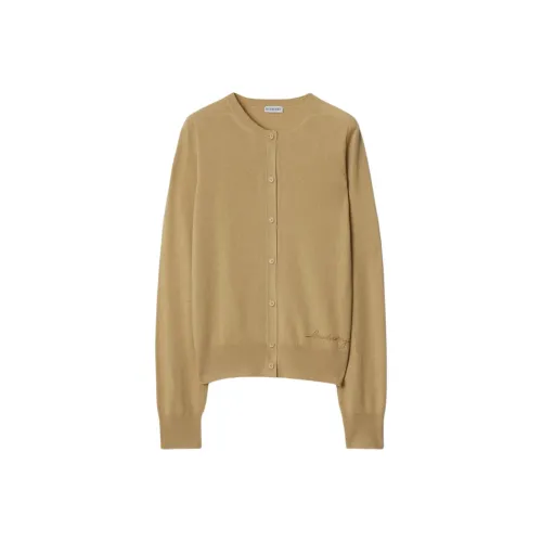 Burberry Logo-embroidered Cashmere Cardigan