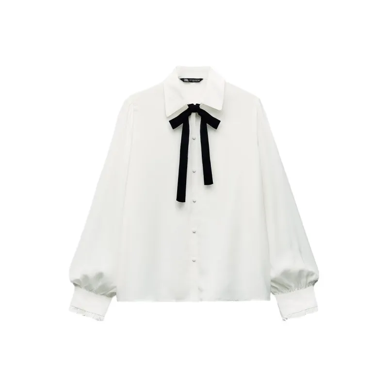 ZARA Shirts Women's White-0