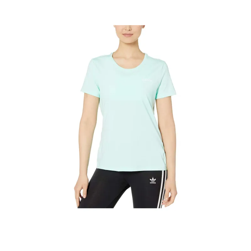 Adidas T Shirt Women's Clear Mint-0