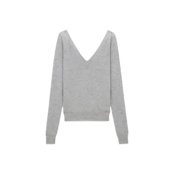 SAINT LAURENT V Neck Long Sleeved Jumper
