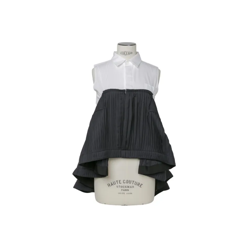 Sacai Panelled Blouse-0