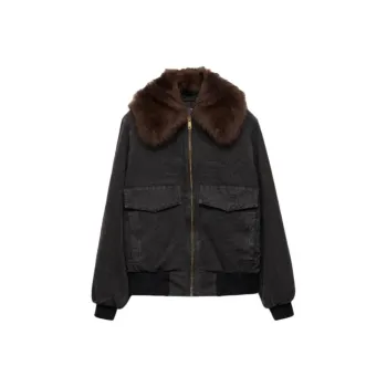 PRADA Patch Pocketed Zip Up Jacket