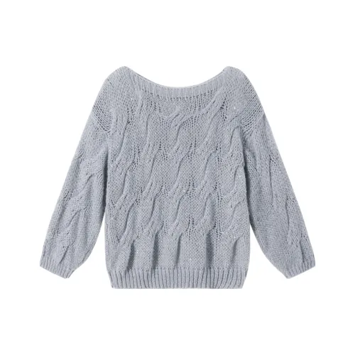 Qiu Meatyao Knitwear Women's Star River Gray