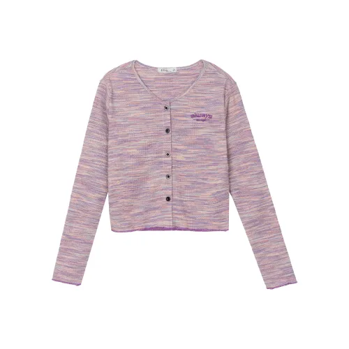 FAWENXIANGZI Knitwear Women's Lakers Purple