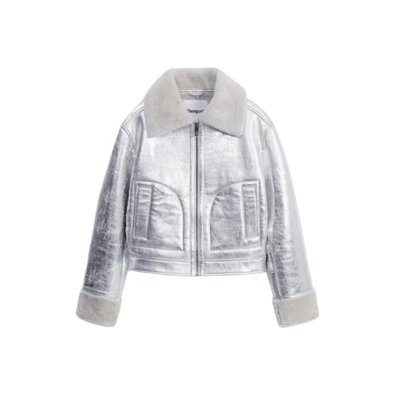 Desigual Jackets & Coats Women's Silver-0