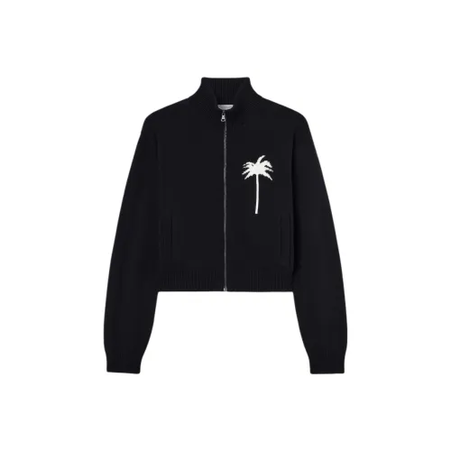 PALM ANGELS Palm Tree Knitted Track Top