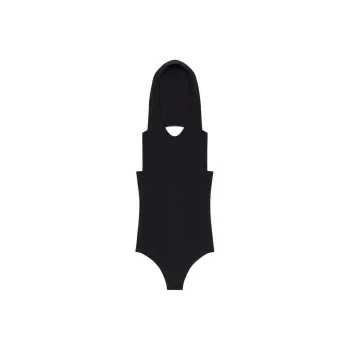 COURREGES Illusion Hooded Bodysuit