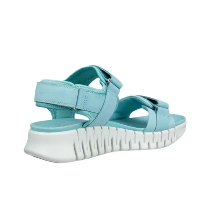 Ecco Gruuv Beach Sandals Women's Blue-2