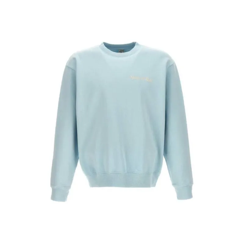 SPORTY & RICH Logo embroidered Cotton Sweatshirt-0