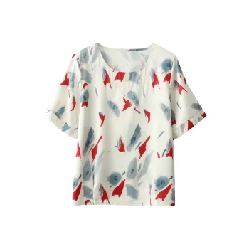 Huagaa Shirts Women's Red
