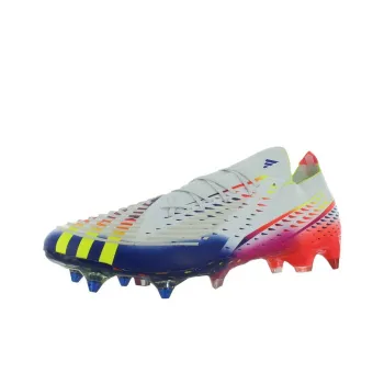 Adidas Predator Edge.1 SG Metal Long Studs Natural Ground Cushioning Slip Resistant Soccer Shoes Men's White