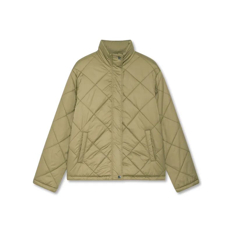 DKNY FW24 Jacket Women's Gray Green-0