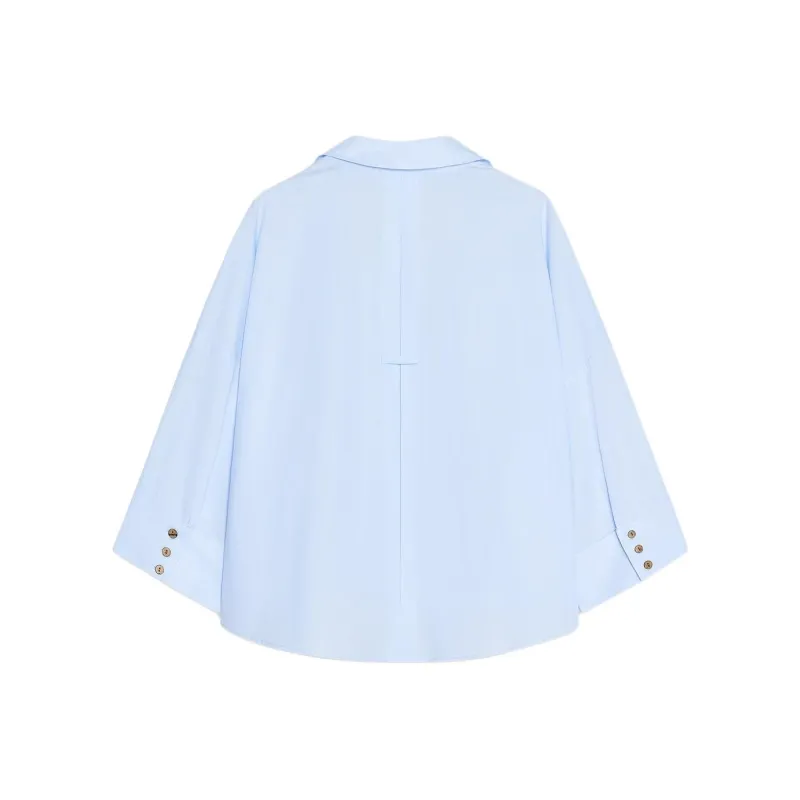ZARA Shirt Women's Light Sky Blue-1