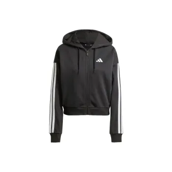 Adidas W 3S FT FZ HD Jacket Women's Black