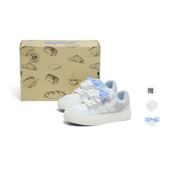 HUANQIU Slip Resistant, Abrasion Resistant, Breathable, Height Increasing Low Top Skateboard Shoes Women's Blueberry