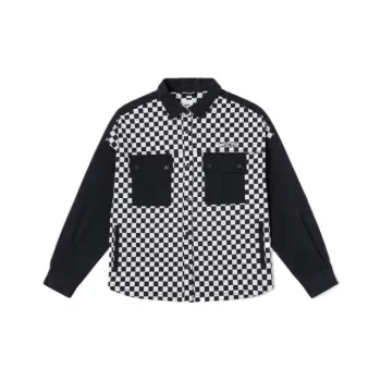 Vans Shirt Women's Black Checkerboard