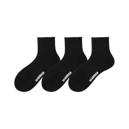 Warrior Mid Calf Socks Unisex 3 Pack