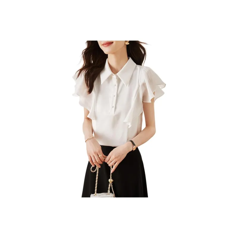 La Chapelle Shirts Women's Ecru-0