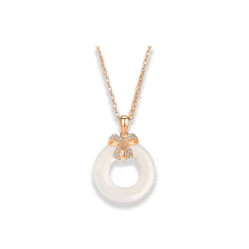 Datang Guoding Colored Glaze Necklaces Women's