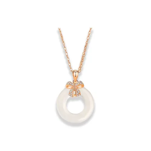 Datang Guoding Colored Glaze Necklaces Women's