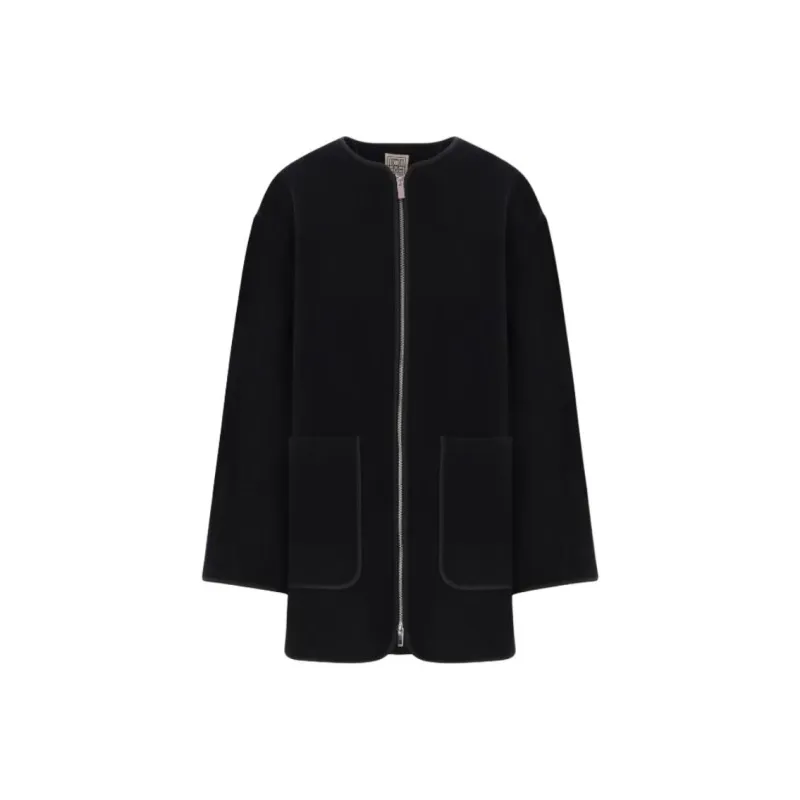TOTEME Pocket Detailed Zip Up Jacket-0