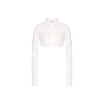 Valentino Garavani Cropped Buttoned Shirt