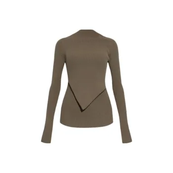 RICK OWENS Babel Ribbed Top