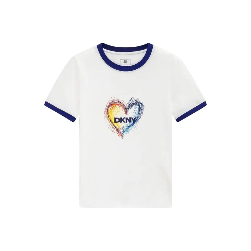 DKNY T-Shirts Women's White-0