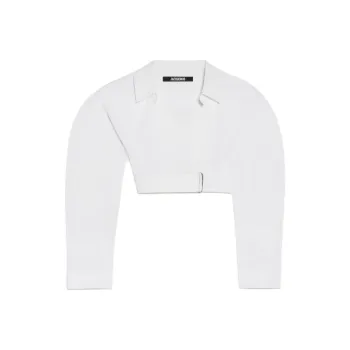Jacquemus La Chemise Obra Belted Bolero Shirt