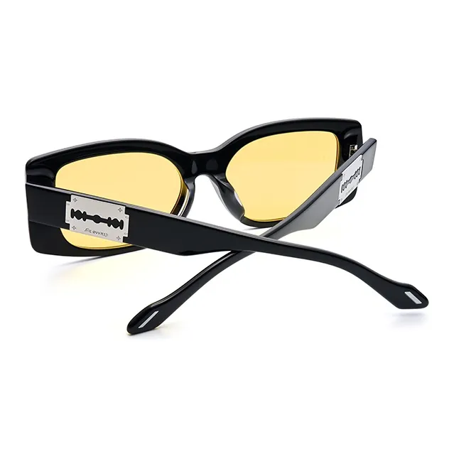 THE OWNER Plate Frame Rectangular Sunglasses Unisex-8