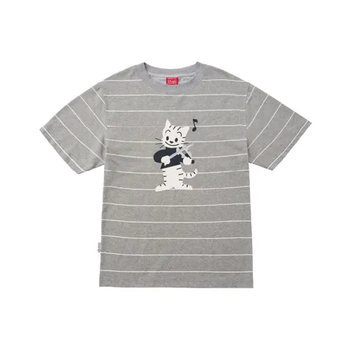 Checkitout T Shirt Unisex Clear Home   Heather Gray/White