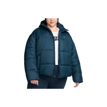 Nike Sportswear Classic Puffer Women's Therma FIT Loose Hooded Jacket Plus Size