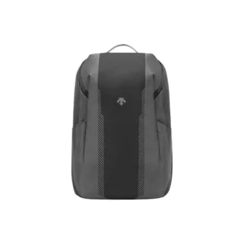 DESCENTE TRAINING 28.5L Outdoor Bags Jacquard Fabric Black Men's