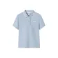 [Short-Sleeved POLO]Light Blue Purple