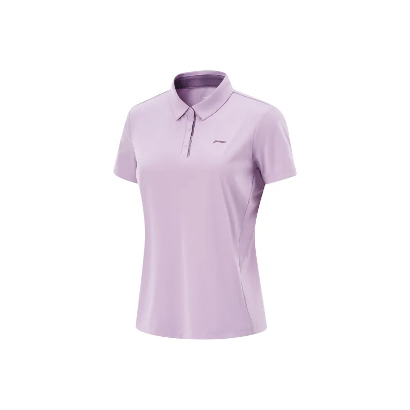 LiNing Fitness Series Polo Shirt Women's Dusk Purple-0