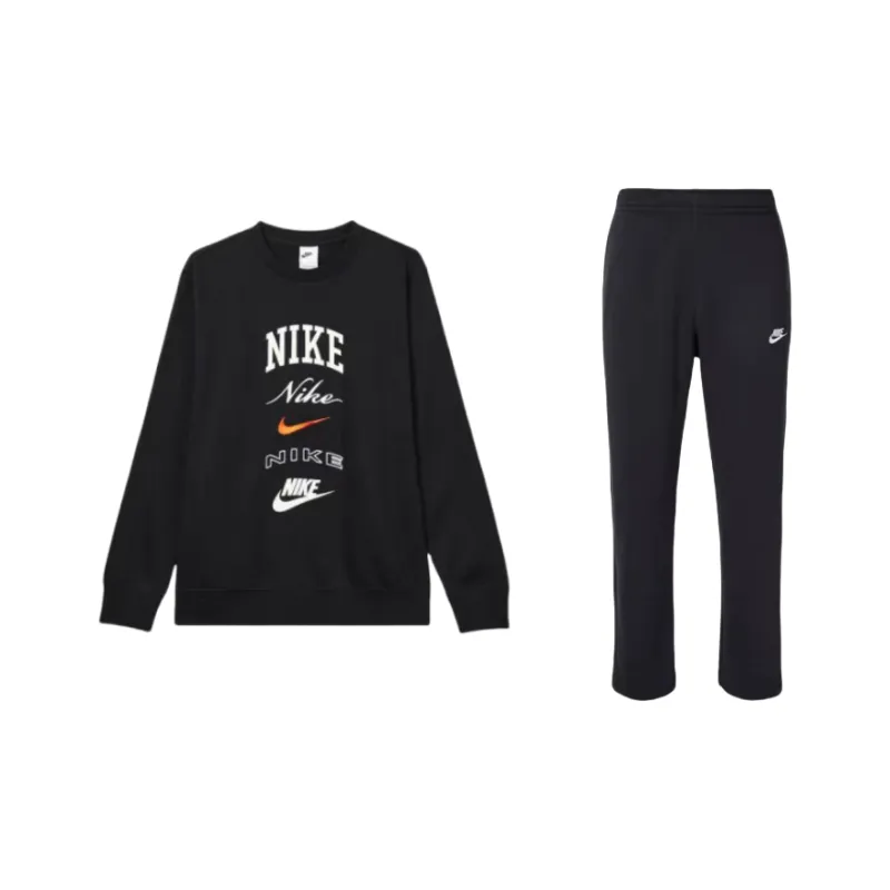 Nike Club Fleece Casual Sportswear Unisex Black-0