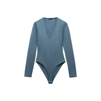 ZARA Bodysuits Women's Blue Gray