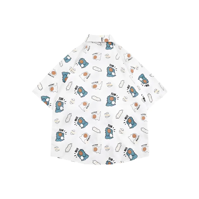 Bubble Trap Shirts Unisex Smiley Face Shirt White-1