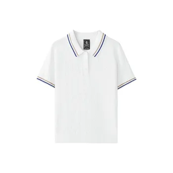 Skechers Fashionable Polo Shirt Women's Bright White