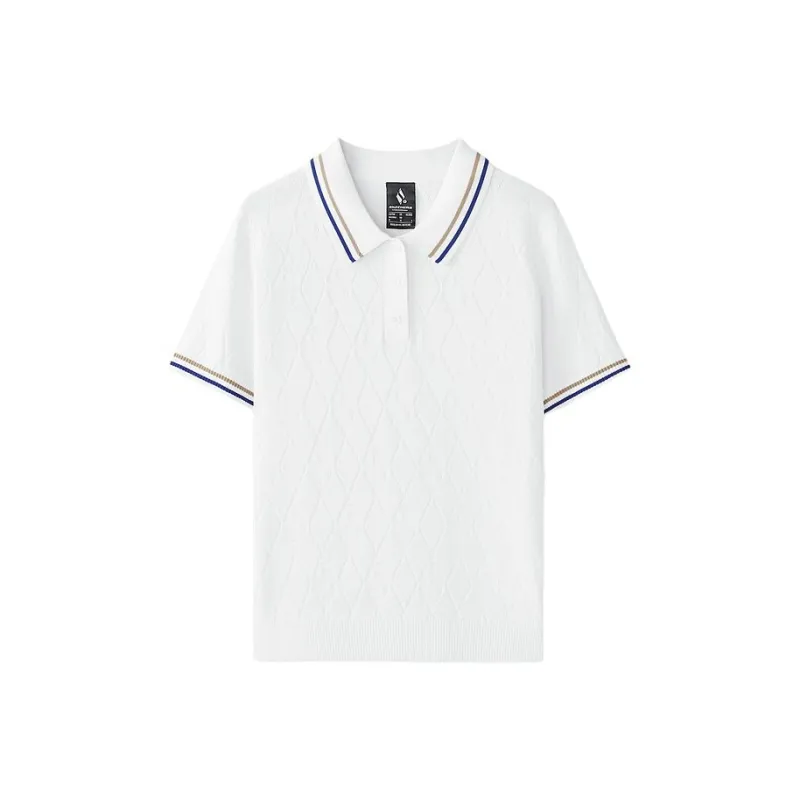 Skechers Fashionable Polo Shirt Women's Bright White-0
