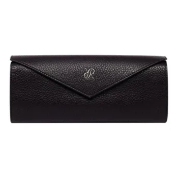 RAPPORT Leather Storage Bag Unisex Black
