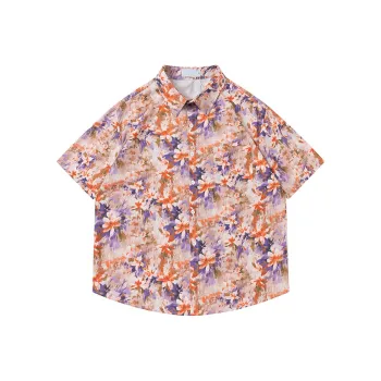 BEAR UNION Shirt Unisex Orange Red
