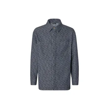 FENDI SS25 Denim Jacket Men's Blue