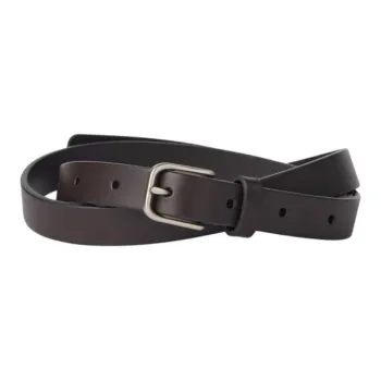 UNIQLO Cow Leather Belts Unisex Dark Umber Width  2CM