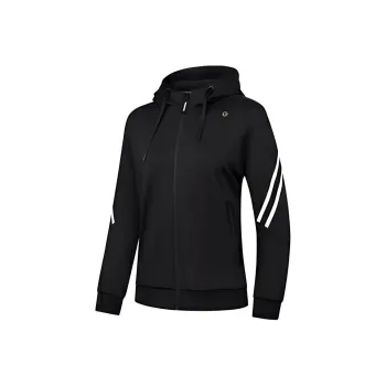 QIAODAN Sports Life Collection Jackets Coats Women's Black