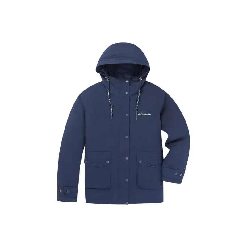 Columbia Omni Heat Down Jacket Women's Navy Blue-0