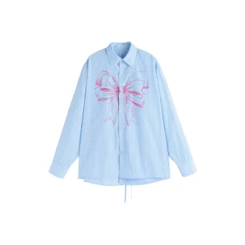 BJHG Shirt Women's Sunny Mountain Blue