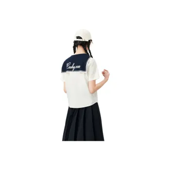 ZIHAN Short Sleeved Shirt Women's White